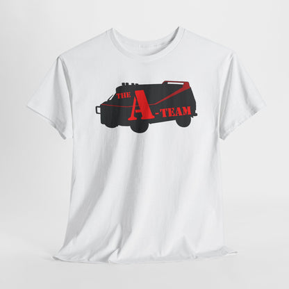 A-Team Van Graphic Tee — Retro Action TV Logo T-Shirt