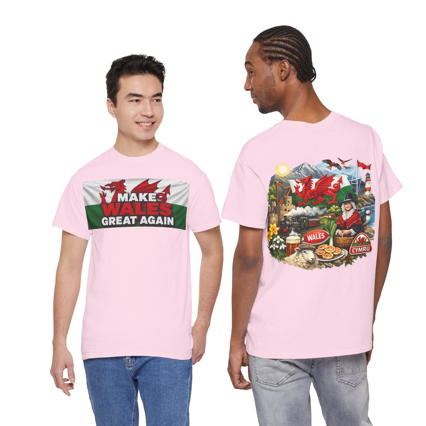Wales Pride T-Shirt — 'Make Wales Great Again' Welsh Dragon Tee