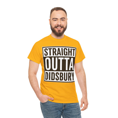 Straight Outta Didsbury T‑Shirt — Graphic City Pride Tee