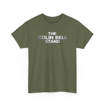 T-Shirt — “The Colin Bell Stand” Retro Chrome Text Tee
