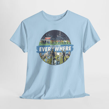 Manchester City T-Shirt — Follow Me Everywhere Soccer Fan Design