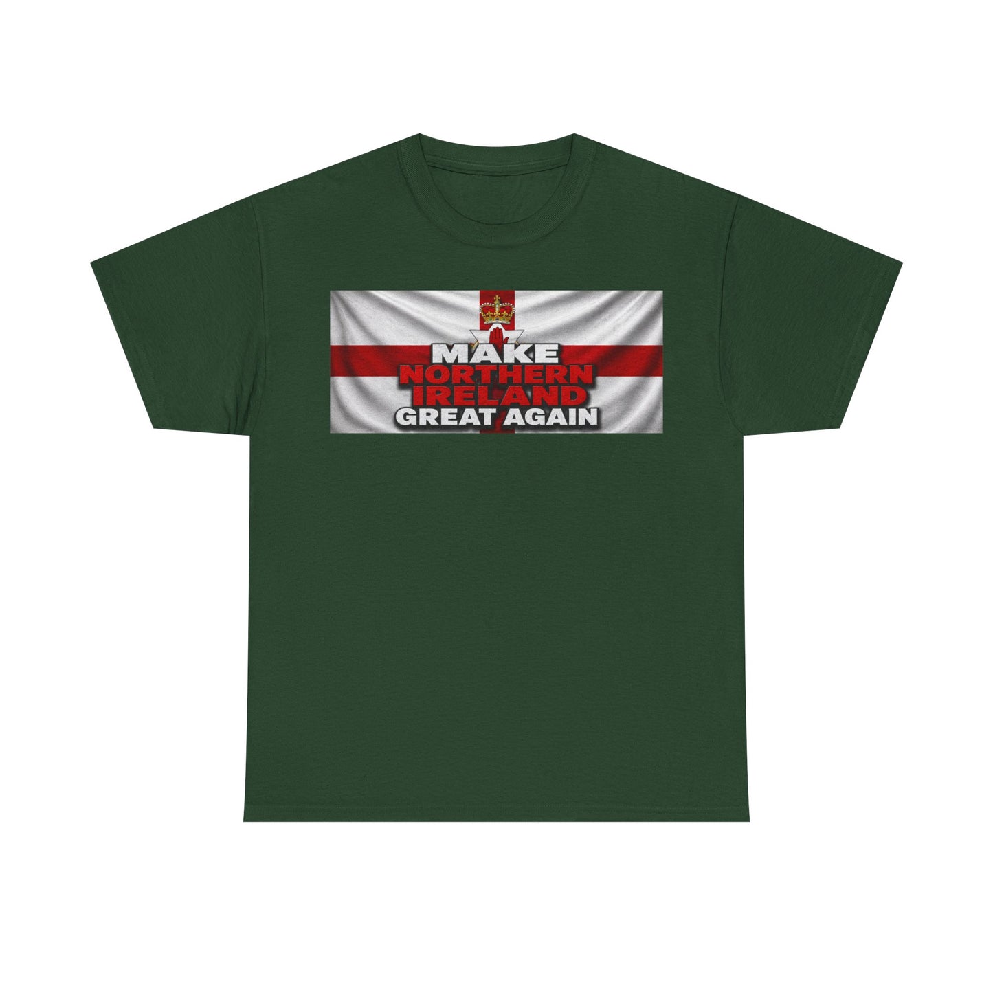 Northern Ireland Collage Tee — "Make Northern Ireland Great Again" Graphic T-Shirt