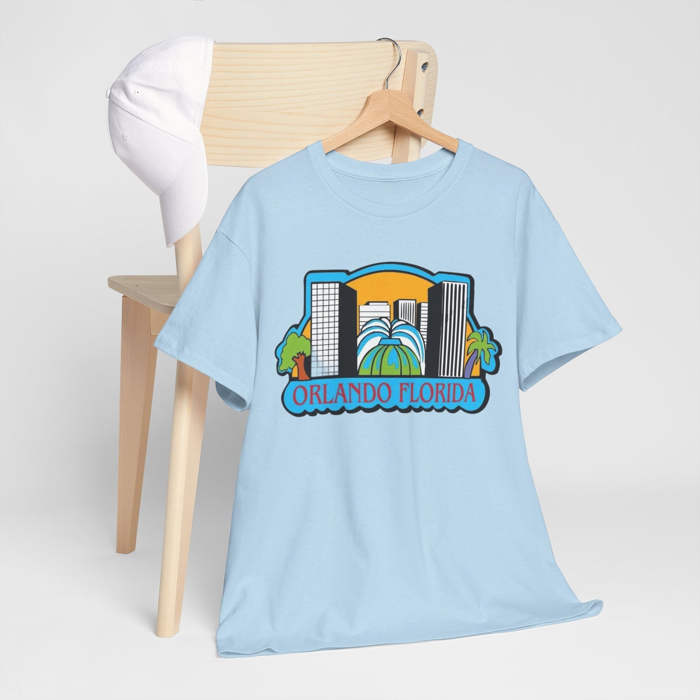 Orlando Florida Retro Skyline T-Shirt