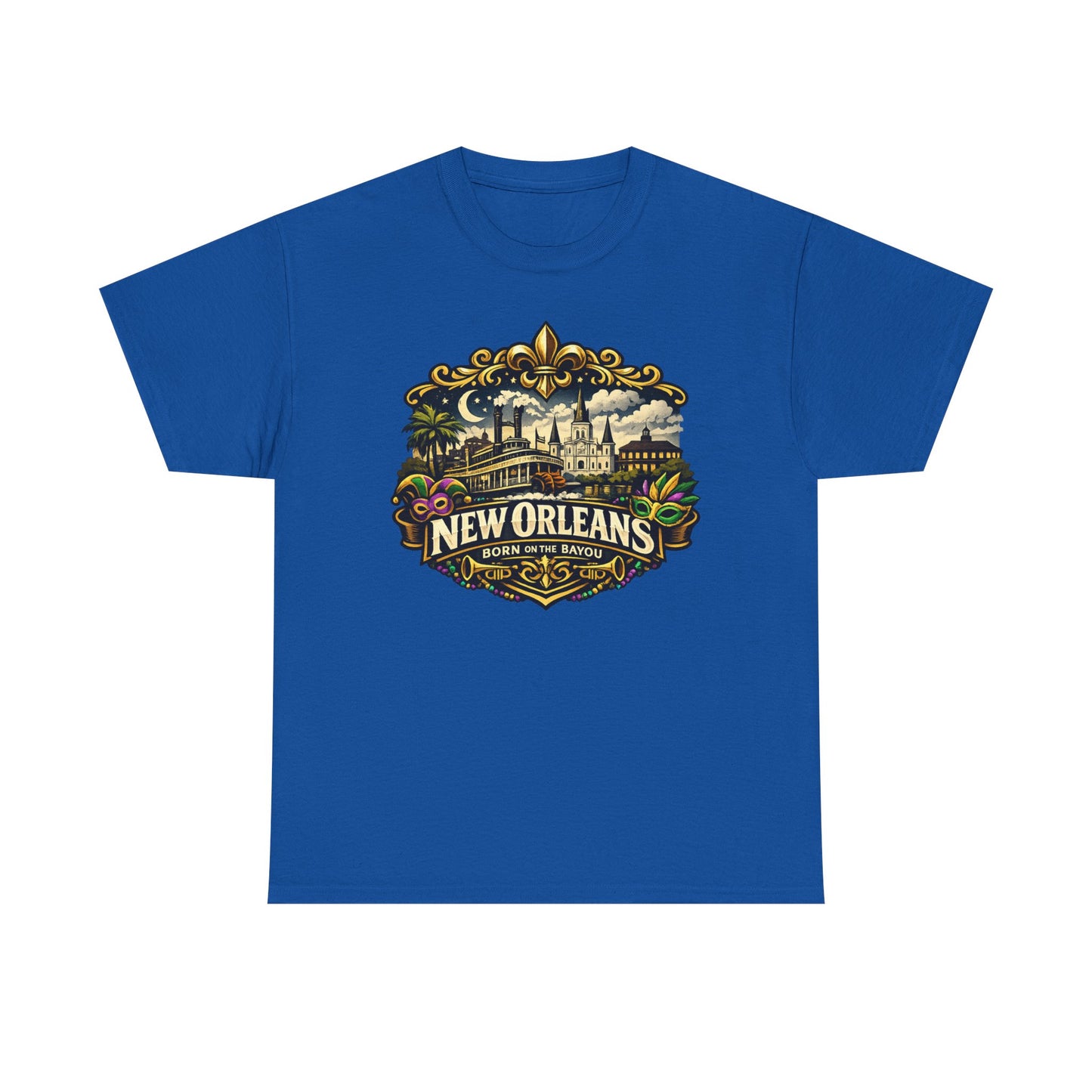 New Orleans Vintage Badge Tee — Crescent City Souvenir T-Shirt
