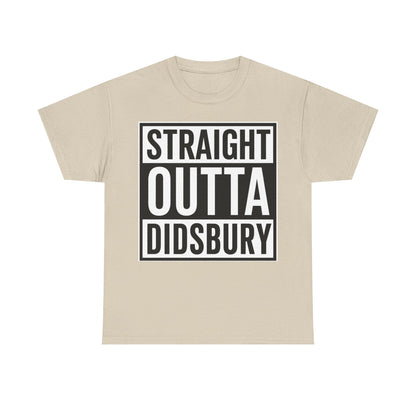 Straight Outta Didsbury T‑Shirt — Graphic City Pride Tee
