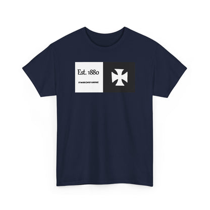 ST Mark's West Gorton (Manchester City) Est. 1880 Cross Logo T-Shirt