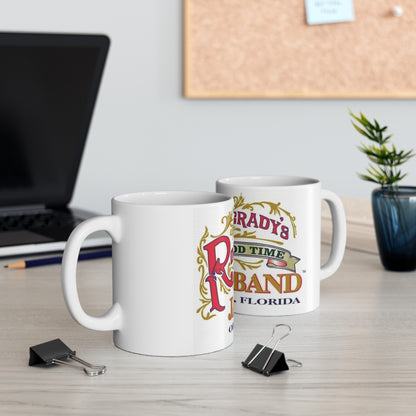 Rosie O'Grady's Jazz Band Ceramic Coffee Mug — Orlando Vintage Band Logo (11oz/15oz)