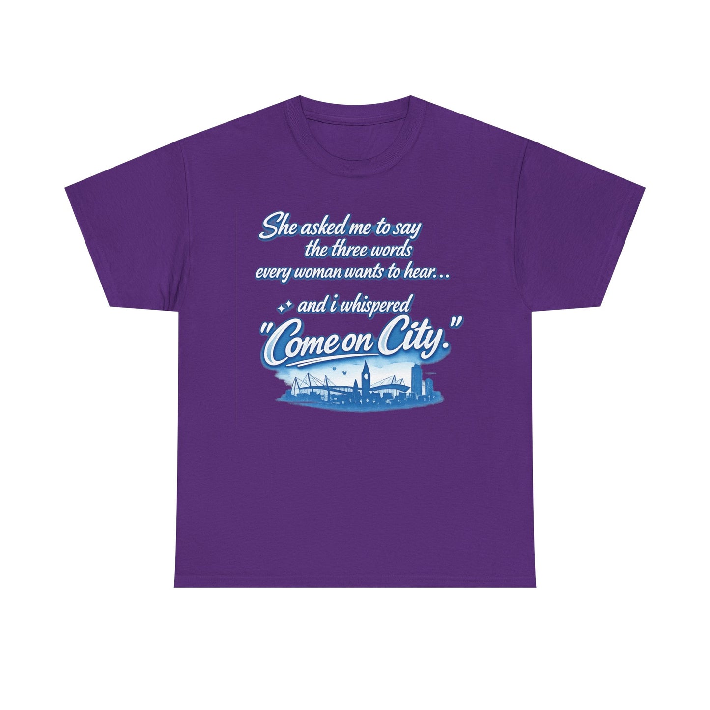 Come on City Skyline Tee — Retro Script Urban Pride T‑Shirt