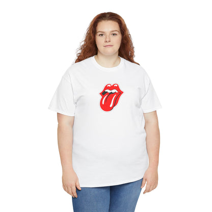 Rock Retro Red Tongue and Lips Graphic Tee