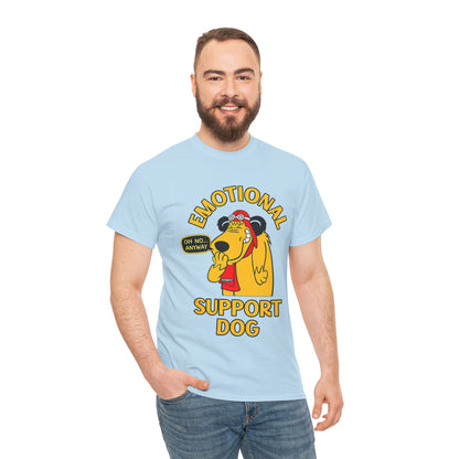 Emotional Support Dog T-Shirt — Cute Cartoon Comfort Pup Tee