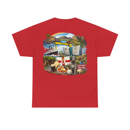 Northern Ireland Collage Tee — "Make Northern Ireland Great Again" Graphic T-Shirt