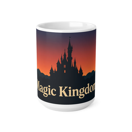 Magic Kingdom Sunset Ceramic Coffee Mug — 11oz & 15oz