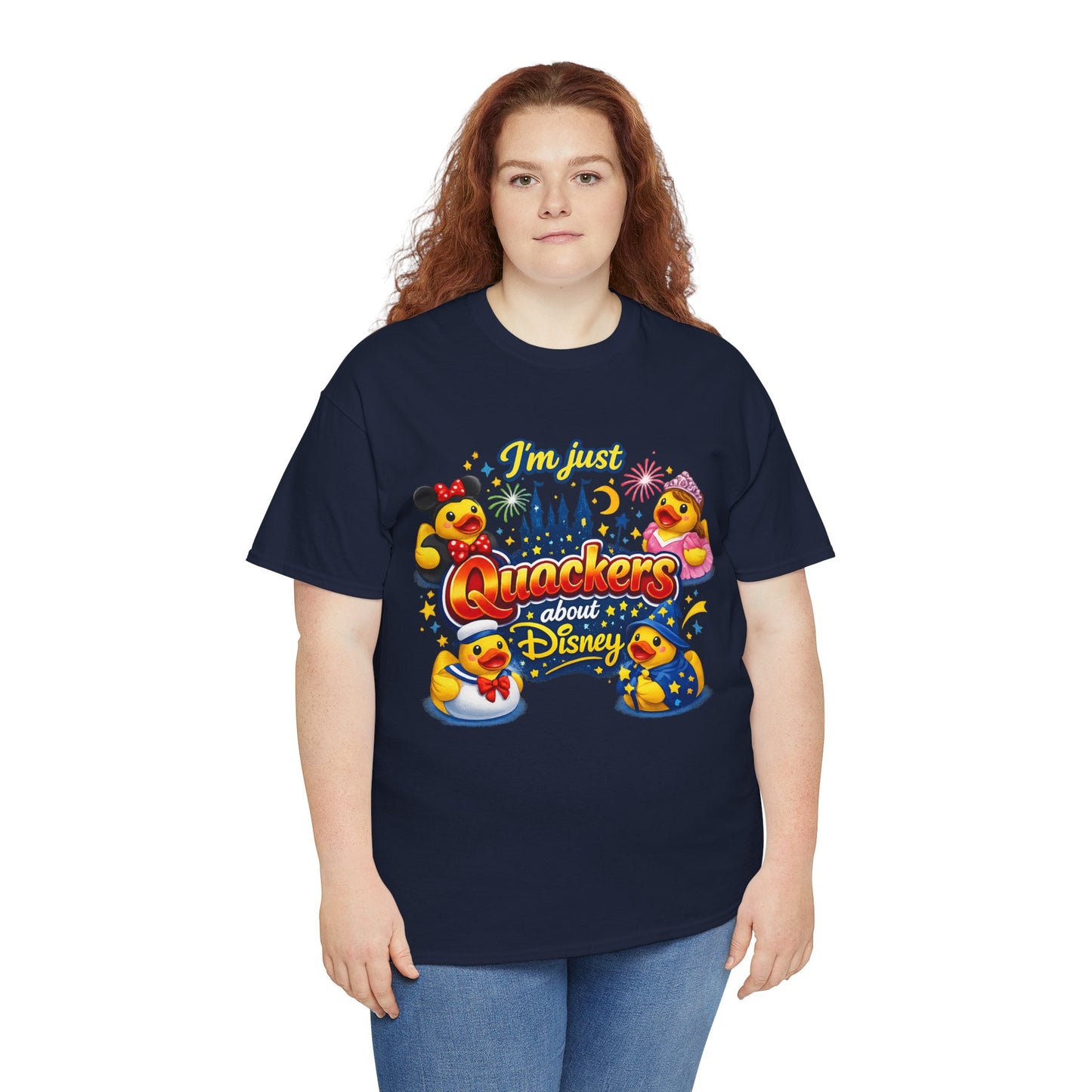Quackers About Disney Rubber Duck Tee — "I'm Just Quackers About Disney" Graphic T-Shirt