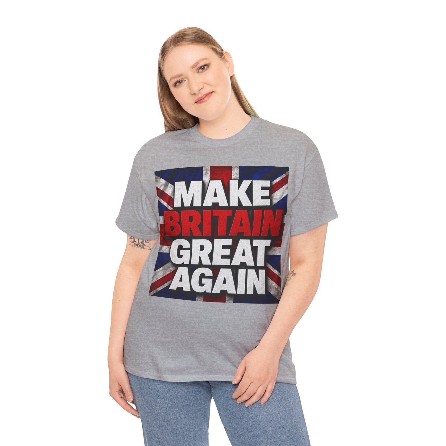 Make Britain Great Again T-Shirt — Union Jack Political Statement Tee
