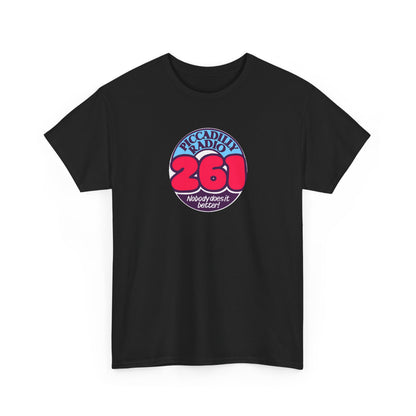 Piccadilly Radio '261' Logo T‑Shirt — Vintage Unofficial Radio Station Graphic Tee