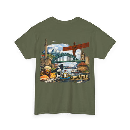 Newcastle Upon Tyne Landmark Tee — Vintage Cityscape T-Shirt