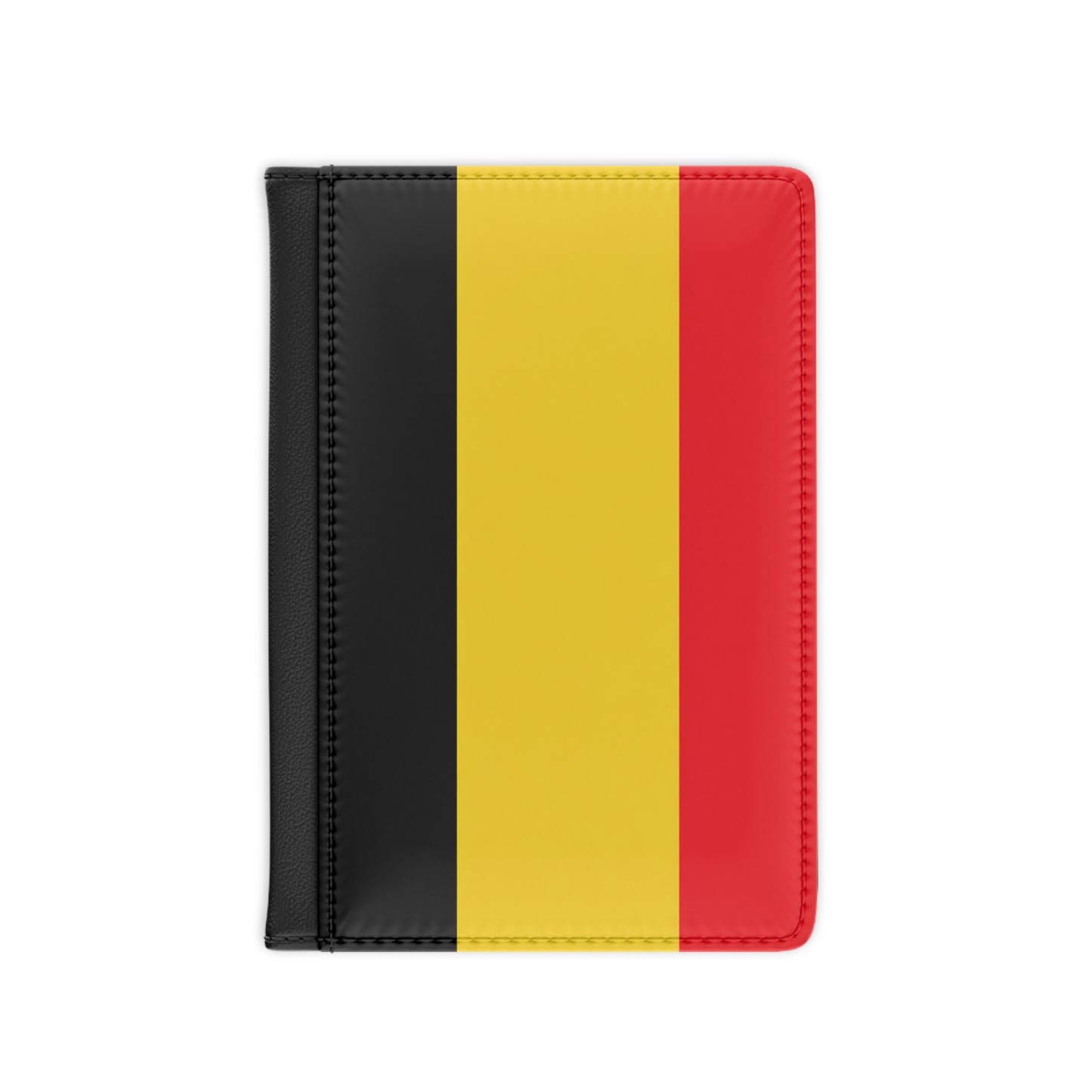 Belgium Flag Passport Cover — Travel Document Holder for Belgian Pride