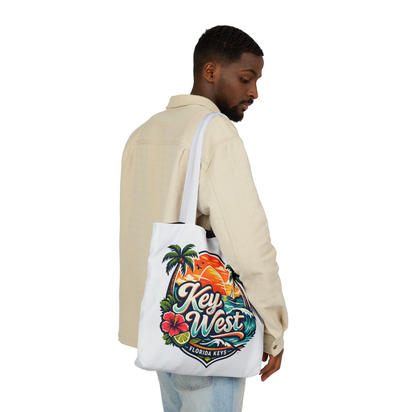 Key West Sunset Canvas Tote