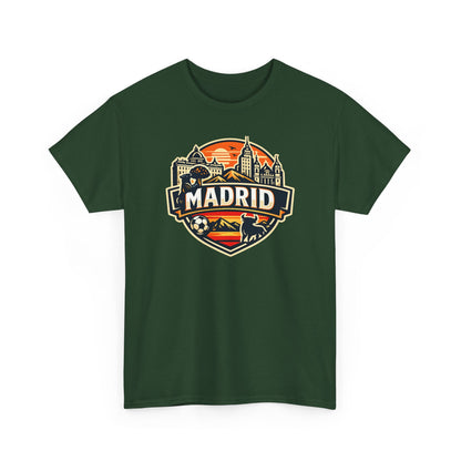 Madrid Skyline Soccer Crest T-Shirt