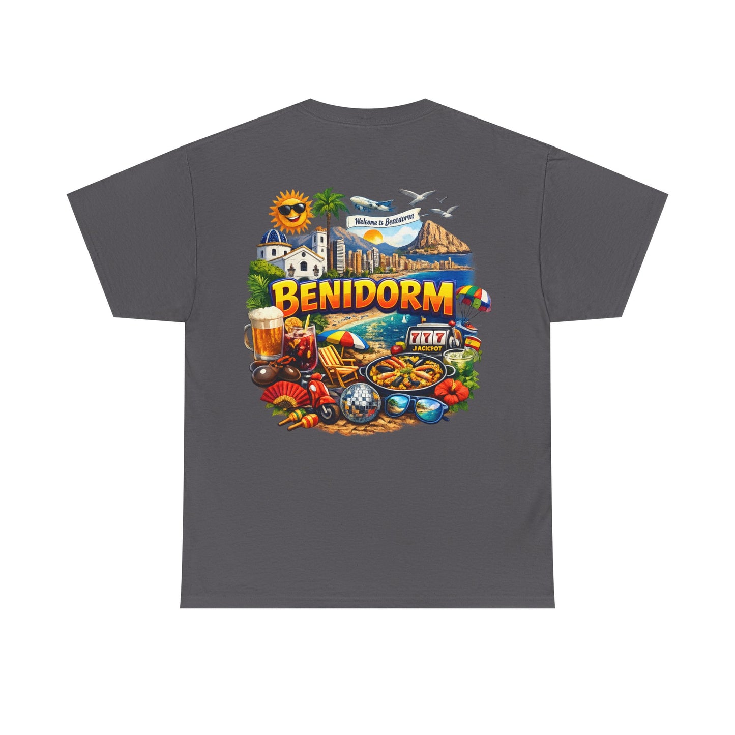Benidorm Souvenir T‑Shirt — Spain Beach Holiday Graphic Tee