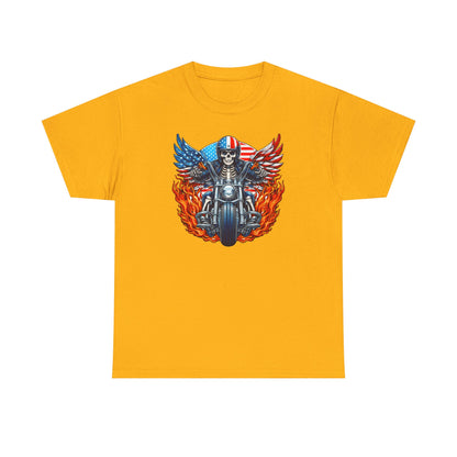 Biker Skull Motorcycle Tee — Sons of Tradition Archangels Chapter Graphic Shirt