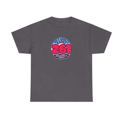 Piccadilly Radio '261' Logo T‑Shirt — Vintage Unofficial Radio Station Graphic Tee