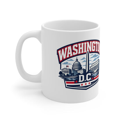 Washington DC Ceramic Coffee Cups, 11oz, 15oz
