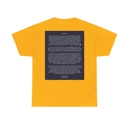 Bernardo Silva Tribute Tee – Inspirational Letter & Celebrating Goal Moment