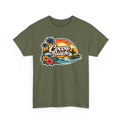 Cocoa Beach Vintage Sunset T-Shirt