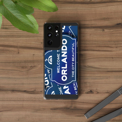 Orlando Clear Phone Case — "Welcome to Orlando" City Sign Design