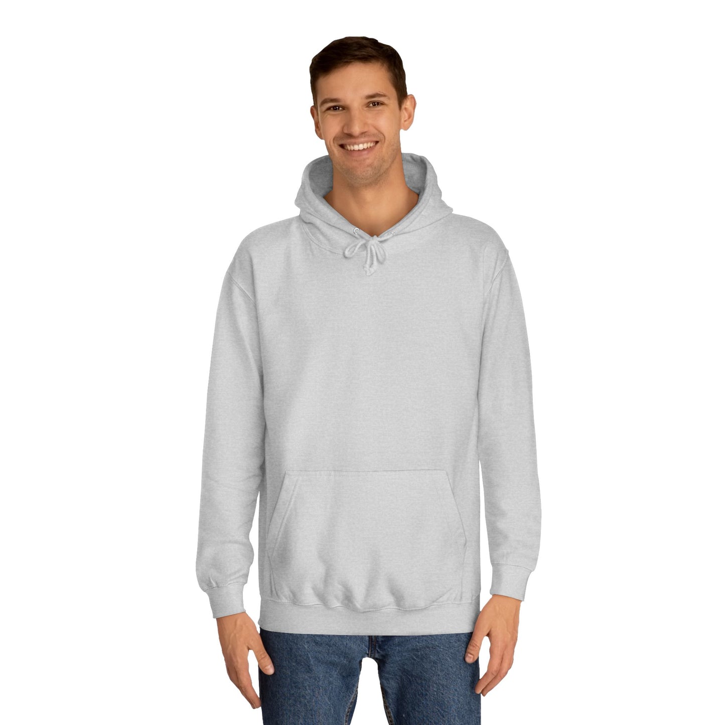 College Hoodie — Funny Grinch Quote "I Never Wish Death..." Graphic Hoodie