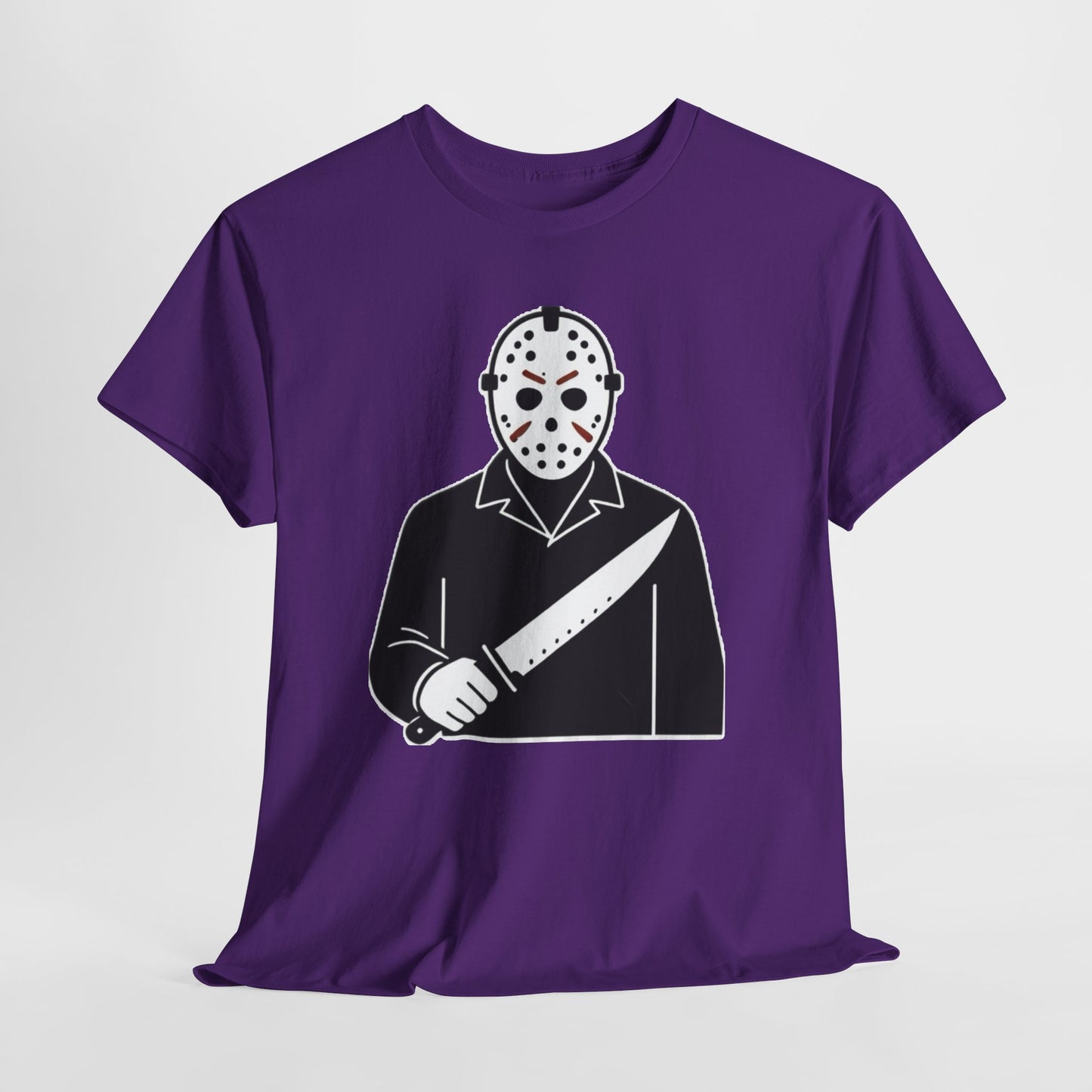 Hockey Mask Killer Tee — Retro Jason Voorhees Horror T-Shirt