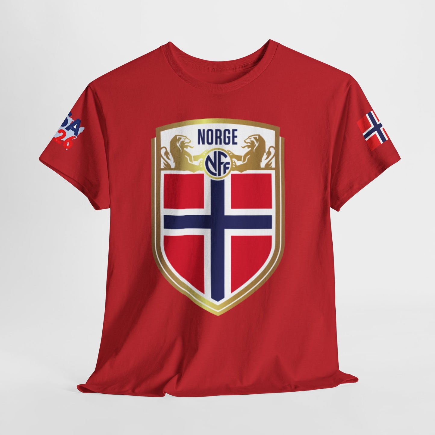 Norway Football Tee — "Braut Haaland" #9 Fan Shirt