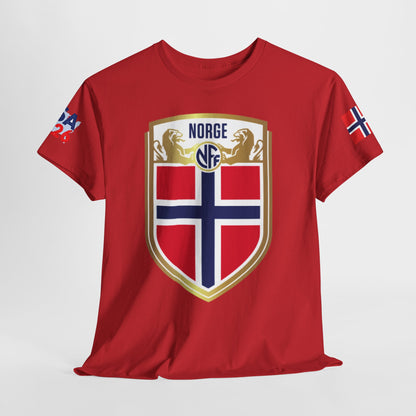 Norway Football Tee — "Braut Haaland" #9 Fan Shirt