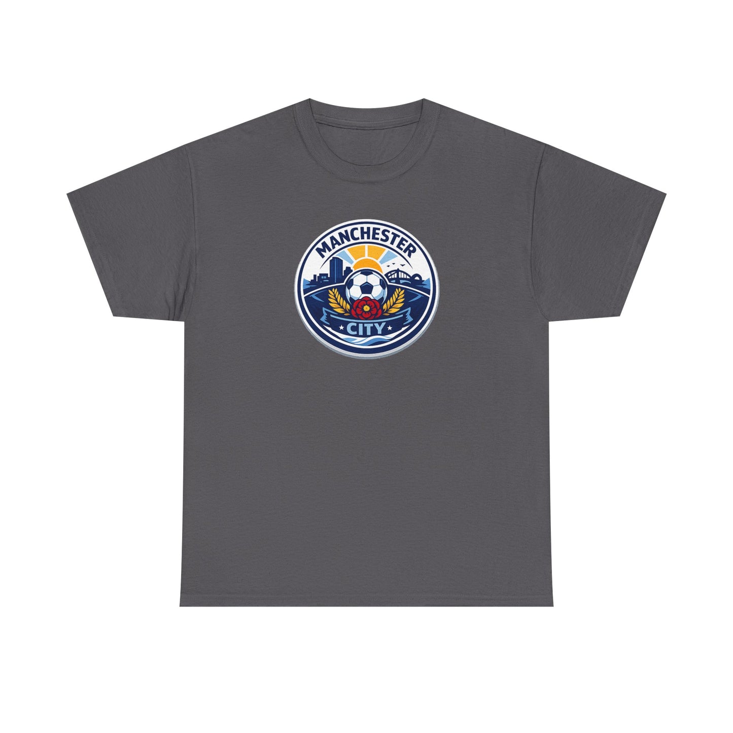 Manchester City Crest T-Shirt — Soccer Fan Tee