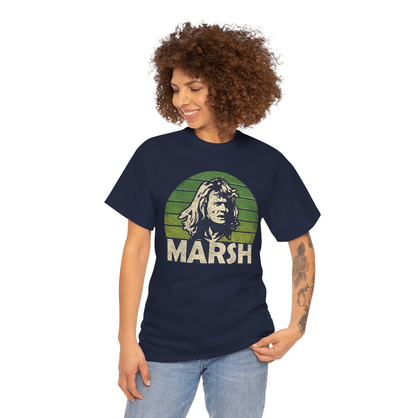 Rodney Marsh Retro Portrait Tee — Graphic T-Shirt