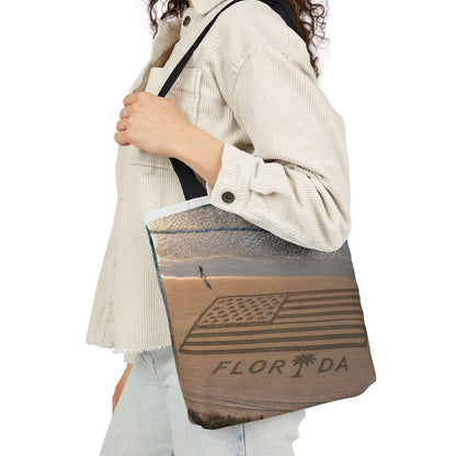 Florida Canvas Tote Bag, 5-Color Straps