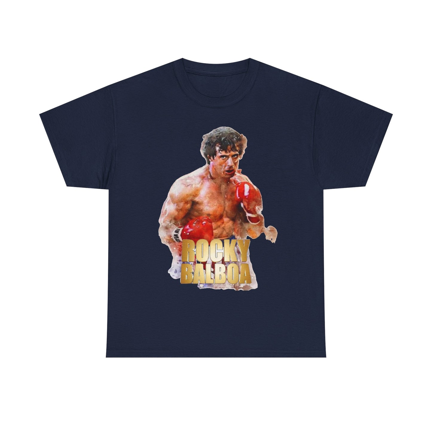 Boxing Rocky Balboa Graphic Tee – Retro Fighter Movie Shirt