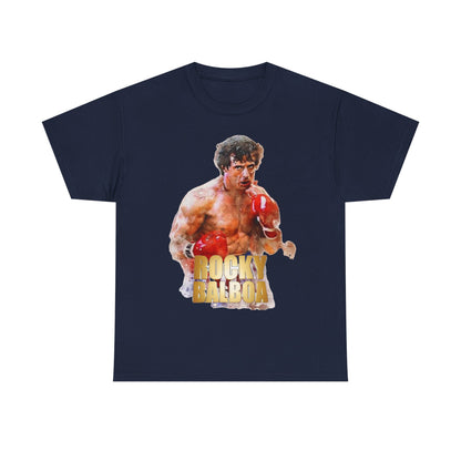 Boxing Rocky Balboa Graphic Tee – Retro Fighter Movie Shirt