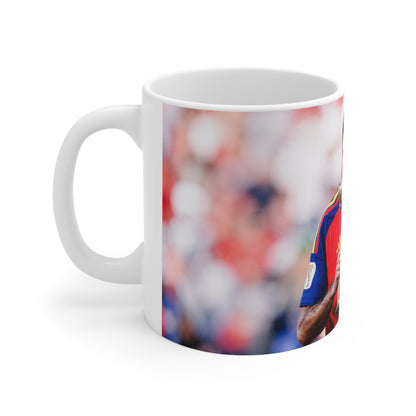 Rodri Manchester City and Spain World Cup Trophy Mug - Ceramic Coffee Cup (11oz & 15oz)