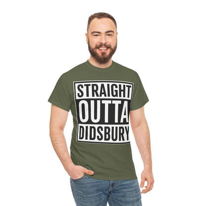 Straight Outta Didsbury T‑Shirt — Graphic City Pride Tee