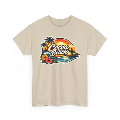 Cocoa Beach Vintage Sunset T-Shirt