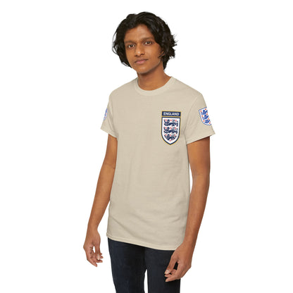 England Football Tee — "And After All You're My Wonderwall" Lyrics Tee