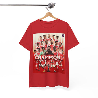 Arsenal 25/26 Premier League Champions Team Photo T-Shirt