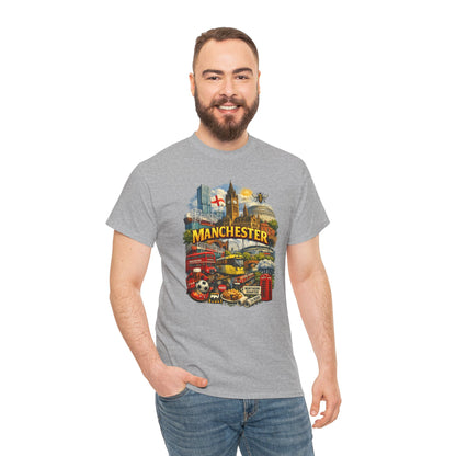 Manchester Skyline Collage T-Shirt