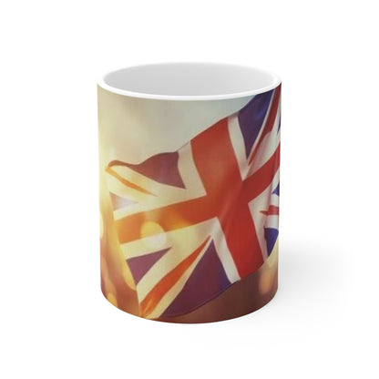 Union Jack Ceramic Mug — British Flag Coffee Cup (11oz & 15oz)