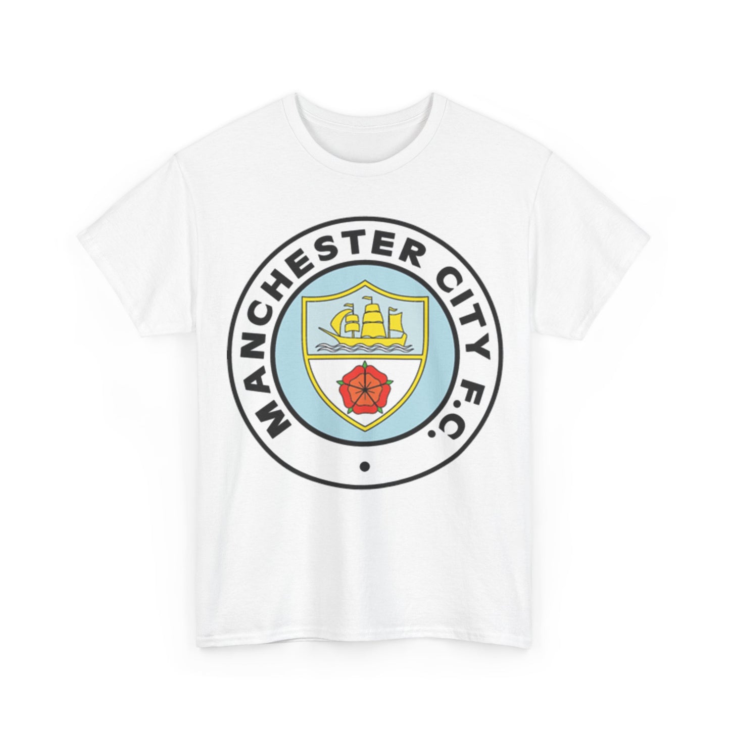 Manchester City F.C. Retro Crest T-Shirt – Retro Football Fan Tee
