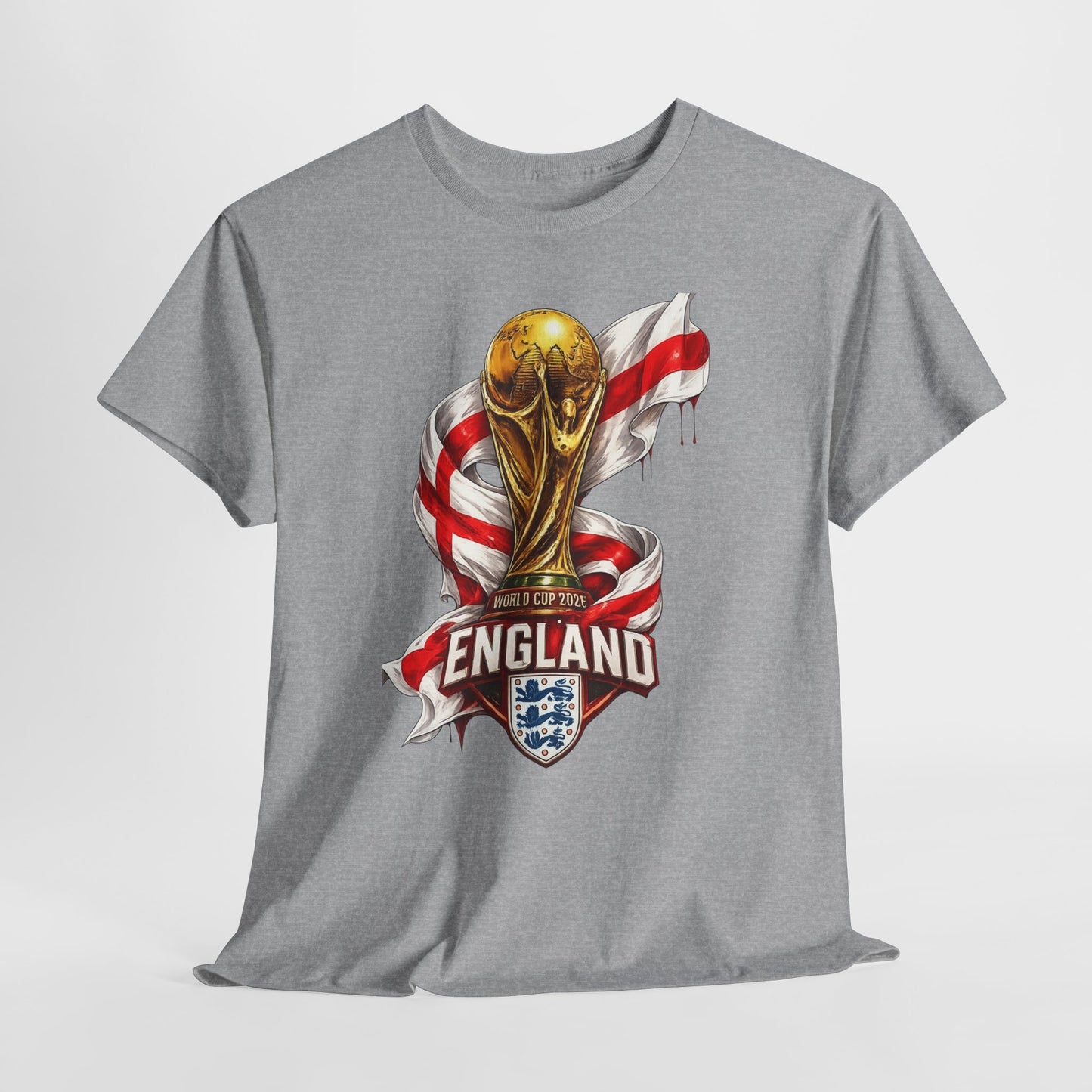 England World Cup Trophy T‑Shirt — St George's Cross Football Fan Tee