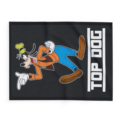 Top Dog Goofy Inspired Cartoon Cozy Throw Arctic Fleece Blanket