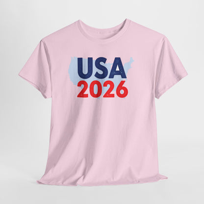USA 2026 T-Shirt — Patriotic Supporter Tee